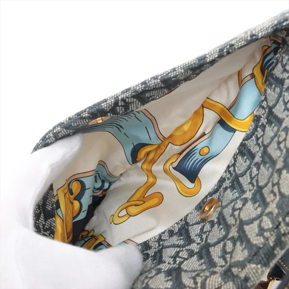 SOLD OUT ❌Christian Dior Saddle Medium Canvas Diorissimo Vintage Trotter - Picture 8 of 11